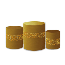 Trio Capas de Cilindros Sublimados Decorativo Tema... - Loja | Bibi Painéis