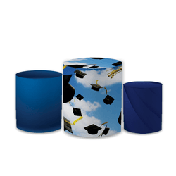 Trio Capas de Cilindros Sublimados Decorativo Tema... - Loja | Bibi Painéis