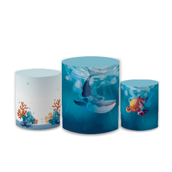 Trio Capas de Cilindros Sublimados Decorativo Tema... - Loja | Bibi Painéis