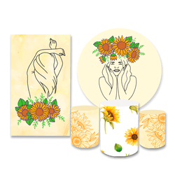 Kit Casadinho Capa Painel Redondo + Retangular + T... - Loja | Bibi Painéis