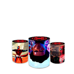 Trio Capas de Cilindros Sublimados Decorativo Tema... - Loja | Bibi Painéis