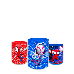 Trio Capas de Cilindros Sublimados Decorativo Tema... - Loja | Bibi Painéis