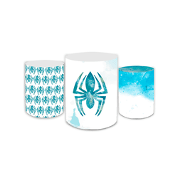 Trio Capas de Cilindros Sublimados Decorativo Tema... - Loja | Bibi Painéis