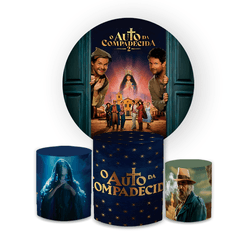 Kit Capa Painel Redondo + Capa Trio Cilindros Subl... - Loja | Bibi Painéis