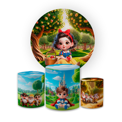 Kit Capa Painel Redondo + Capa Trio Cilindros Subl... - Loja | Bibi Painéis