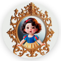 Capa Painel Redondo Decorativo Infantil Branca de ... - Loja | Bibi Painéis