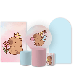 Kit Completo Painel Redondo + Trio Capas Cilindros... - Loja | Bibi Painéis