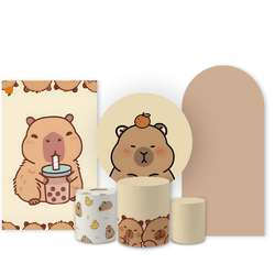 Kit Completo Painel Redondo + Trio Capas Cilindros... - Loja | Bibi Painéis