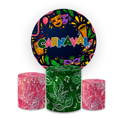Kit Capa Painel Redondo + Capa Trio Cilindros Subl... - Loja | Bibi Painéis