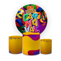 Kit Capa Painel Redondo + Capa Trio Cilindros Subl... - Loja | Bibi Painéis