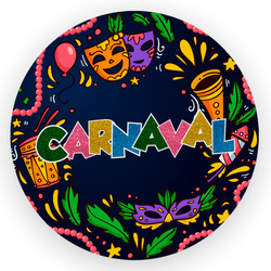 Capa Painel Redondo 1,5x1,5 de Festa Veste Fácil S... - Loja | Bibi Painéis