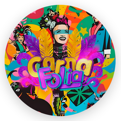 Capa Painel Redondo 1,5x1,5 de Festa Veste Fácil S... - Loja | Bibi Painéis