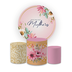 Kit Capa Painel Redondo + Capa Trio Cilindros Subl... - Loja | Bibi Painéis