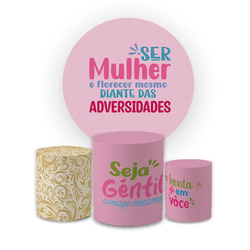 Kit Capa Painel Redondo + Capa Trio Cilindros Subl... - Loja | Bibi Painéis