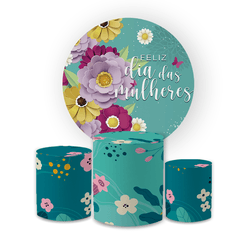 Kit Capa Painel Redondo + Capa Trio Cilindros Subl... - Loja | Bibi Painéis