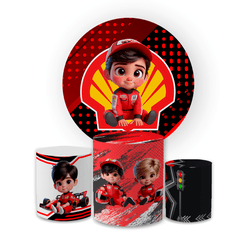 Kit Capa Painel Redondo + Capa Trio Cilindros Subl... - Loja | Bibi Painéis