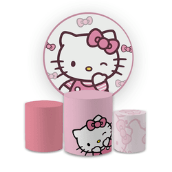 Kit Capa Painel Redondo + Capa Trio Cilindros Subl... - Loja | Bibi Painéis