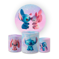 Kit Capa Painel Redondo + Capa Trio Cilindros Subl... - Loja | Bibi Painéis