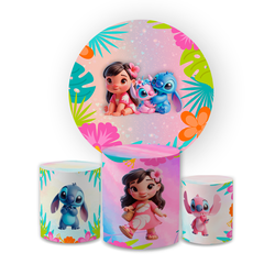 Kit Capa Painel Redondo + Capa Trio Cilindros Subl... - Loja | Bibi Painéis