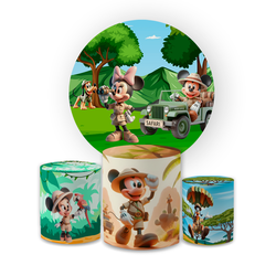 Kit Capa Painel Redondo + Capa Trio Cilindros Subl... - Loja | Bibi Painéis