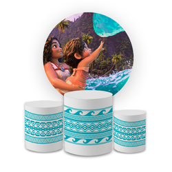Kit Capa Painel Redondo + Capa Trio Cilindros Subl... - Loja | Bibi Painéis
