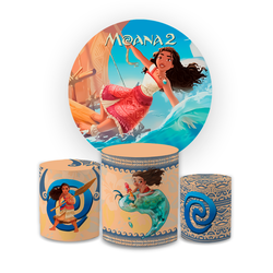 Kit Capa Painel Redondo + Capa Trio Cilindros Subl... - Loja | Bibi Painéis