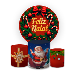 Kit Capa Painel Redondo + Capa Trio Cilindros Subl... - Loja | Bibi Painéis