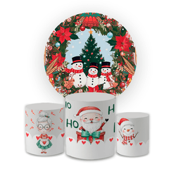 Kit Capa Painel Redondo + Capa Trio Cilindros Subl... - Loja | Bibi Painéis