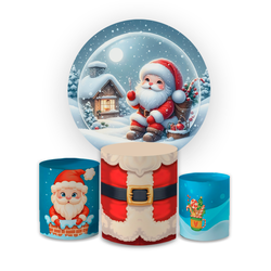 Kit Capa Painel Redondo + Capa Trio Cilindros Subl... - Loja | Bibi Painéis