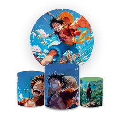 Kit Capa Painel Redondo + Capa Trio Cilindros Subl... - Loja | Bibi Painéis
