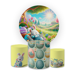 Kit Capa Painel Redondo + Capa Trio Cilindros Subl... - Loja | Bibi Painéis