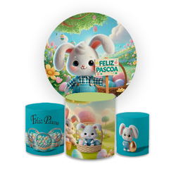 Kit Capa Painel Redondo + Capa Trio Cilindros Subl... - Loja | Bibi Painéis