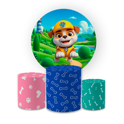 Kit Capa Painel Redondo + Capa Trio Cilindros Subl... - Loja | Bibi Painéis
