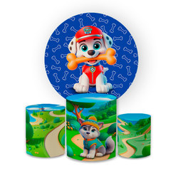 Kit Capa Painel Redondo + Capa Trio Cilindros Subl... - Loja | Bibi Painéis