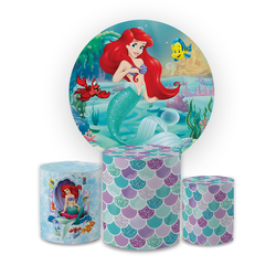 Kit Capa Painel Redondo + Capa Trio Cilindros Subl... - Loja | Bibi Painéis
