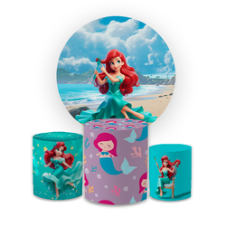 Kit Capa Painel Redondo + Capa Trio Cilindros Subl... - Loja | Bibi Painéis