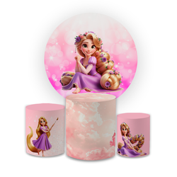 Kit Capa Painel Redondo + Capa Trio Cilindros Subl... - Loja | Bibi Painéis