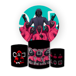 Kit Capa Painel Redondo + Capa Trio Cilindros Subl... - Loja | Bibi Painéis