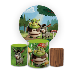 Kit Capa Painel Redondo + Capa Trio Cilindros Subl... - Loja | Bibi Painéis