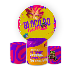 Kit Capa Painel Redondo + Capa Trio Cilindros Subl... - Loja | Bibi Painéis