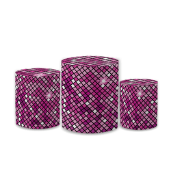 Trio Capas de Cilindros Sublimados Decorativo Tema... - Loja | Bibi Painéis