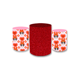 Trio Capas de Cilindros Sublimados Decorativo Tema... - Loja | Bibi Painéis