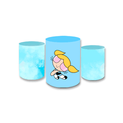 Trio Capas de Cilindros Sublimados Decorativo Tema... - Loja | Bibi Painéis