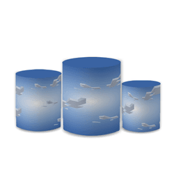 Trio Capas de Cilindros Sublimados Decorativo Tema... - Loja | Bibi Painéis