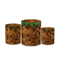 Trio Capas de Cilindros Sublimados Decorativo Tema... - Loja | Bibi Painéis