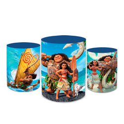 Trio Capas de Cilindros Sublimados Decorativo Tema... - Loja | Bibi Painéis