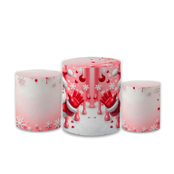 Trio Capas de Cilindros Sublimados Decorativo Tema... - Loja | Bibi Painéis