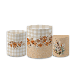 Trio Capas de Cilindros Sublimados Decorativo Tema... - Loja | Bibi Painéis