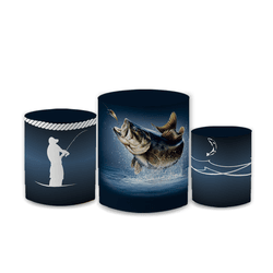 Trio Capas de Cilindros Sublimados Decorativo Tema... - Loja | Bibi Painéis