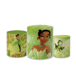 Trio Capas de Cilindros Sublimados Decorativo Tema... - Loja | Bibi Painéis